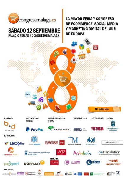 cartel del eCongress Málaga 2020 en el Fycma el 12 de septiembre