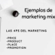 ejemplos de marketing mix
