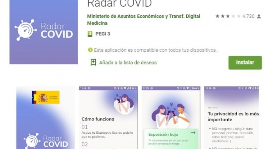app Radar Covid