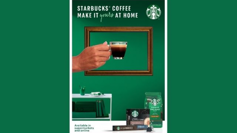 nueva campaña de Nestlé y Starbucks anima a tomar café en casa