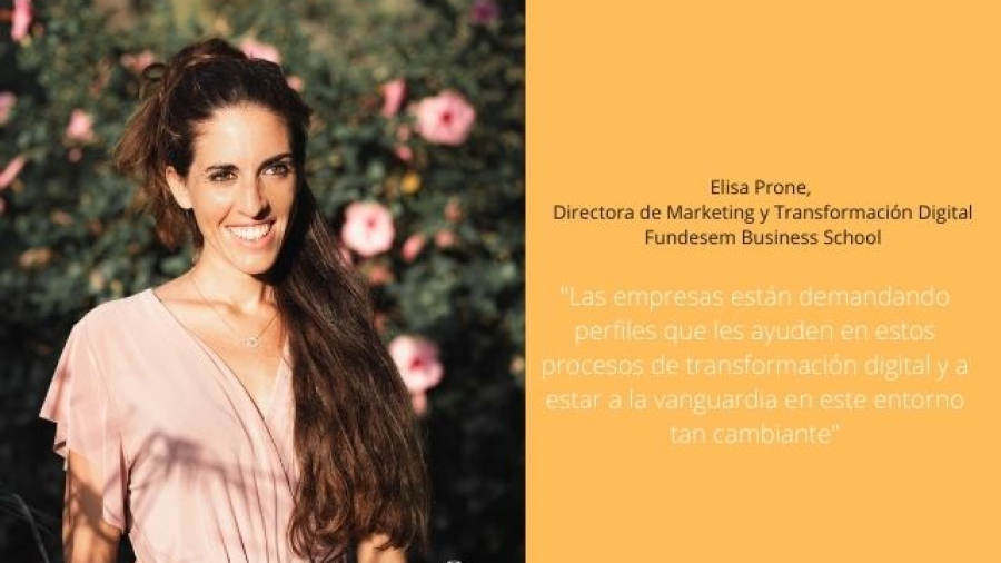 Elisa Prone, Directora de Marketing y Transformación Digital de Fundesem Business School