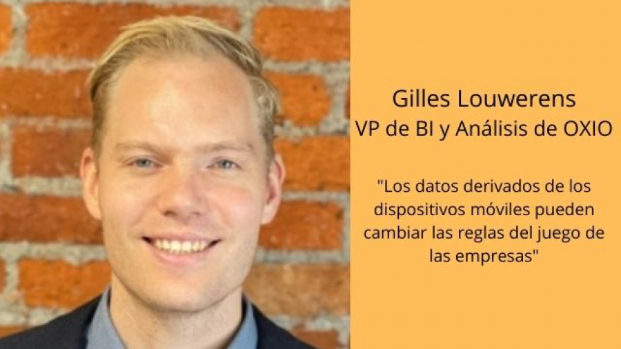 Gilles Louwerens, Vicepresidente de BI y Análisis de OXIO
