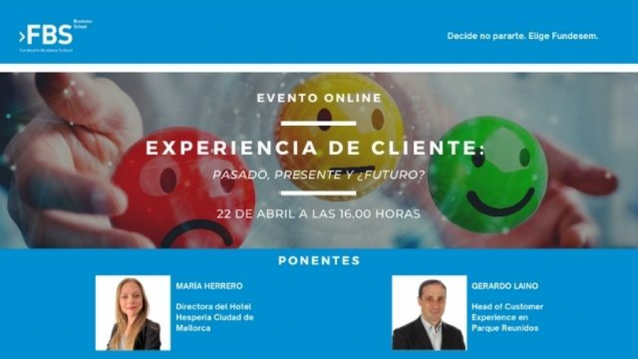 webinar sobre CX con María Herrero (Hesperia) y Gerardo Laino (Parques Reunidos)