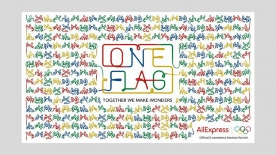 campaña ONE FLAG de AliExpress para los JJOO de Tokio 2020