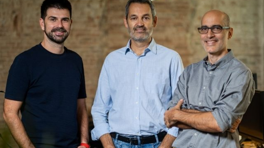 Rubén Ferreiro (CEO), Joan Miró (Director General) y Joaquim Coll (Director del Área de operaciones) de la consultora Kraz