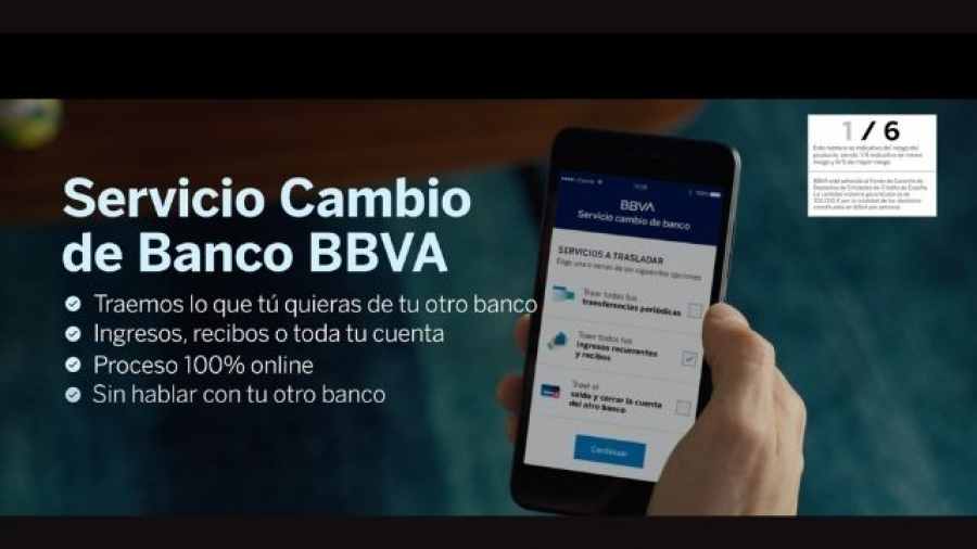 campaña de PS21 Servicio Cambio de Banco del BBVA