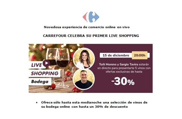 Live Shopping de Carrefour