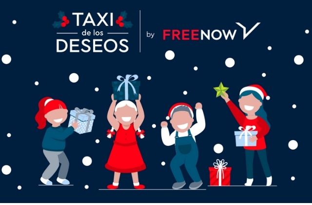 campaña solidaria Taxi de los deseos de FREE NOW