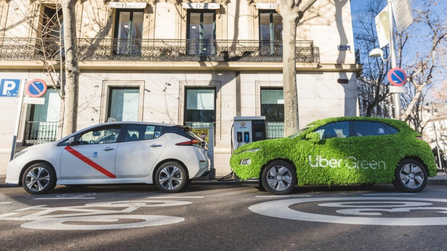 Uber Green vehículos 100% eléctricos en Madrid