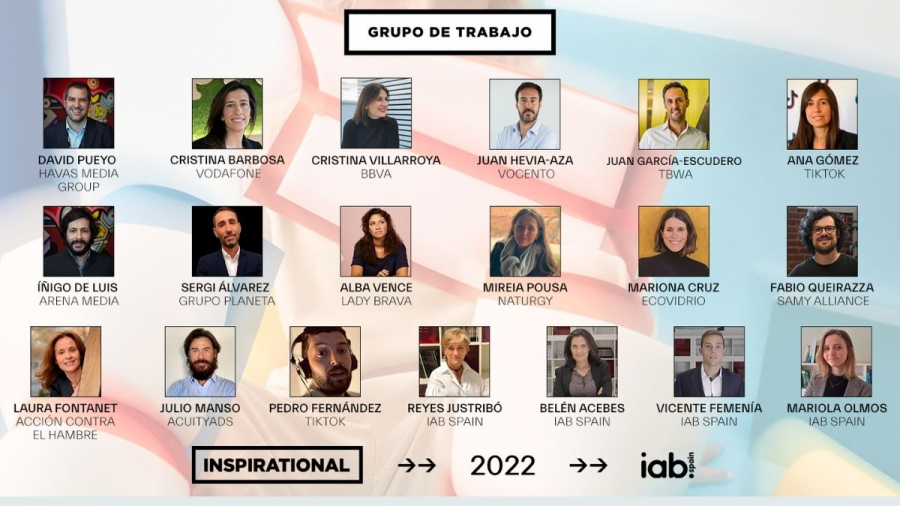 IAB Spain anuncia la composición del Grupo de Trabajo del Inspirational 2022