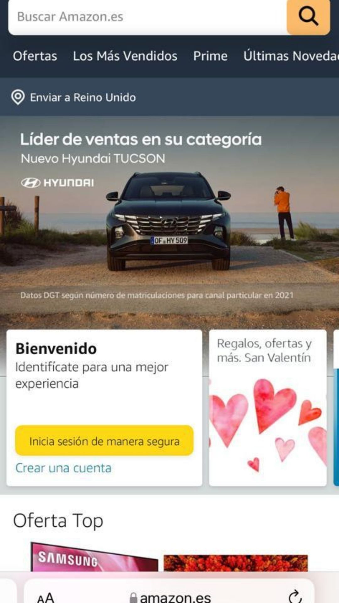 campaña publicitaria del Hyundai TUCSON con Herotator Amazon
