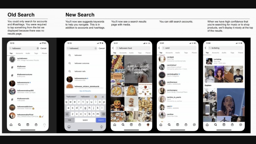 Instagram mejora las funciones de búsqueda y descubrimiento en mapas