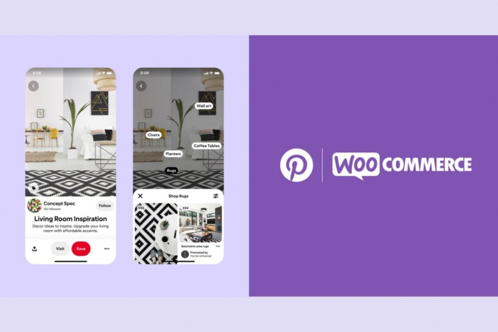 se crea la extensión Pinterest for WooCommerce