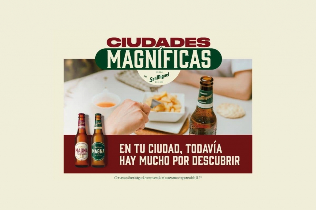 campaña Ciudades Magníficas 2022 de Cervezas San Miguel