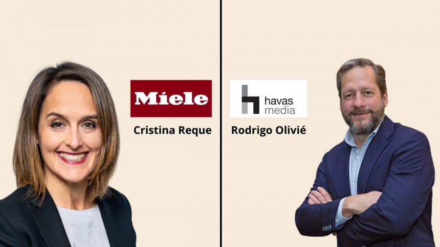 Cristina Reque (Miele) y Rodrigo Olivié (Havas Media)