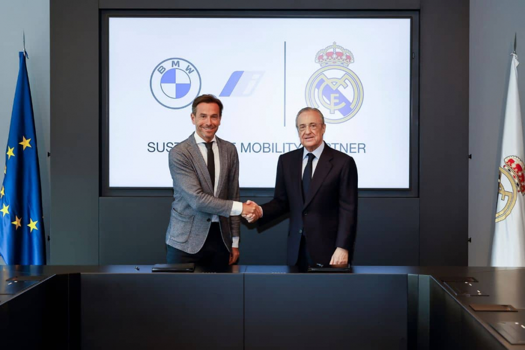 BMW España y el Real Madrid firman un acuerdo sobre movilidad, sostenibilidad y diversidad