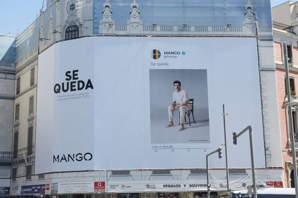 Mango lanza la campaña 'Se queda' con Antoine Griezmann