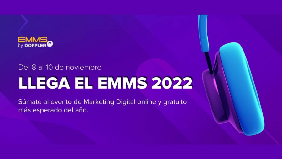 Evento de marketing digital EMMS 2022 de Doppler