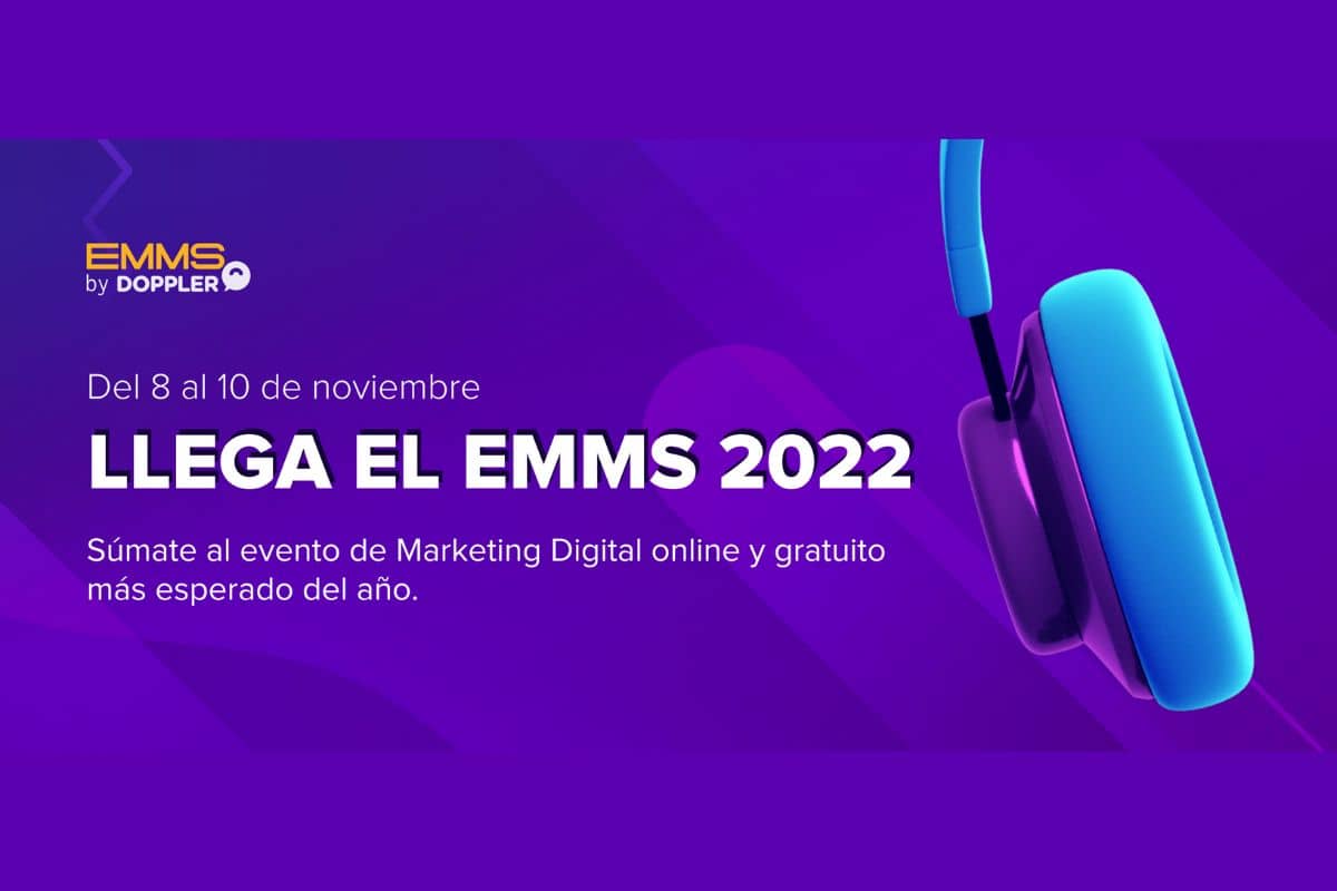 Evento de marketing digital EMMS 2022 de Doppler