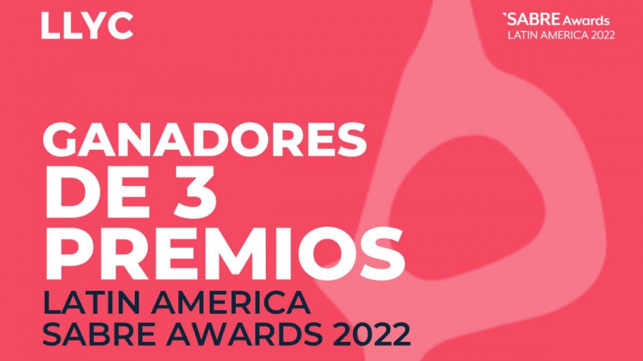 LLYC, premiada en los Latin America Sabre Awards 2022