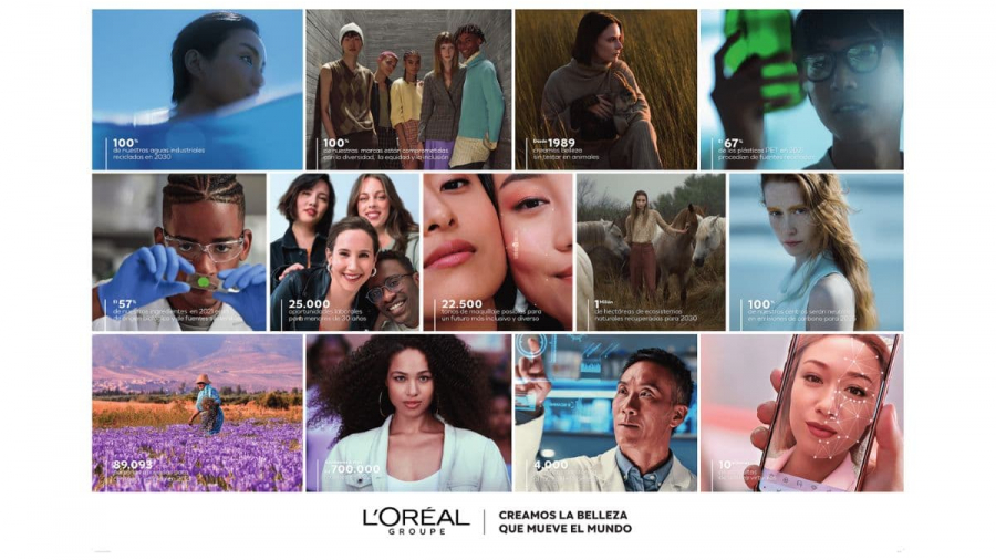 Campaña Crear la belleza que mueve el mundo de L'Oréal España