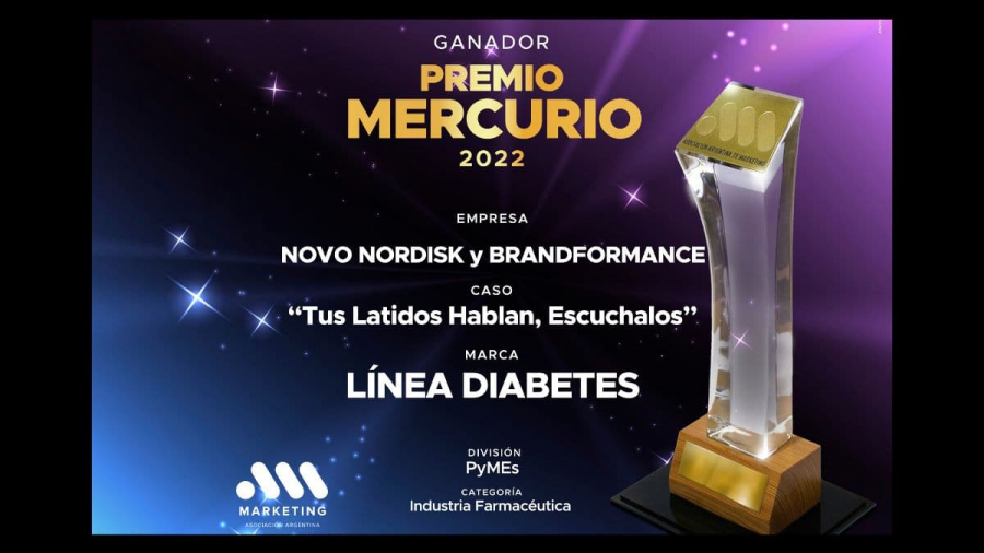 Brandformance premiada en los Premios Mercurio 2022