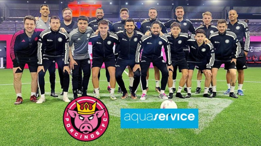 Aquaservice patrocinador de Porcinos FC