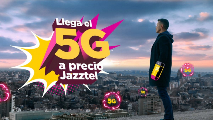 Campaña Jazztel con 5G