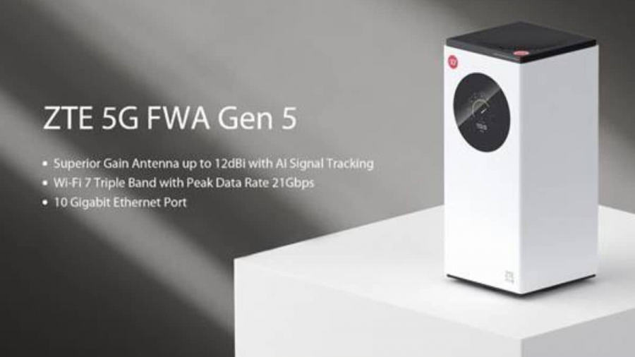 Quinta generación de productos FWA 5G de ZTE