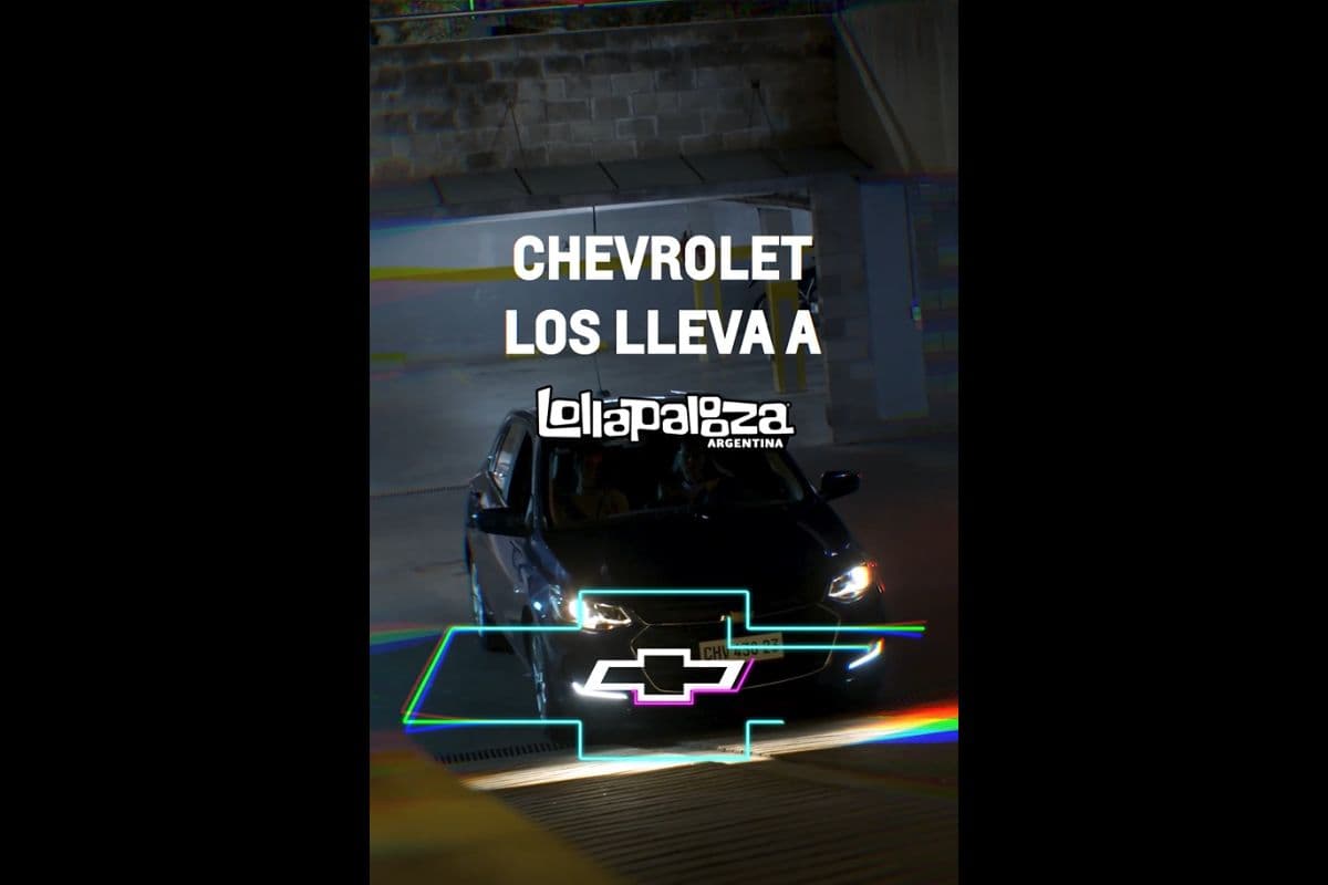 Chevrolet estrena la campaña Manijas en el Lollapalooza 2023 en Argentina